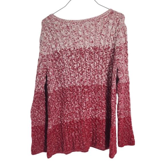 Talbots Color Block Long Sleeve Knit Sweater Womens Size Large L - Picture 2 of 4